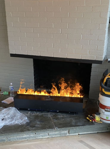 Customer photo review of Dimplex 40'' Opti-Myst Pro Built-In Electric Cassette