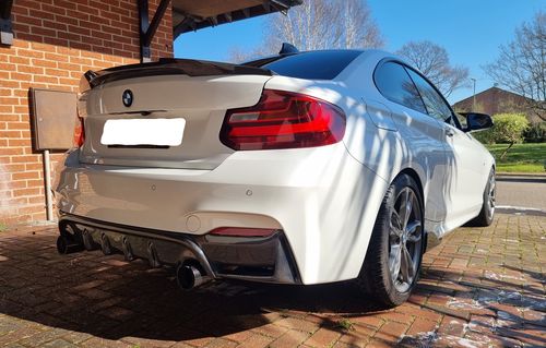 Customer photo review of MHC+ BMW M2/2 Series M4 Style Rear Spoiler In Pre Preg Carbon Fibre (F87/F22)