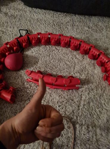 Customer photo review of Hula Woop - Der Hula Hoop der niemals fällt