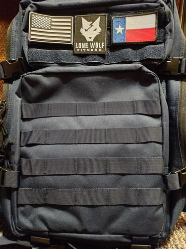 Customer photo review of Gen 3 Blue 45L Backpack