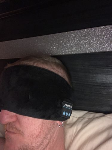 Customer photo review of SleepBand™️ Pro - Sleep Mask With Headphones