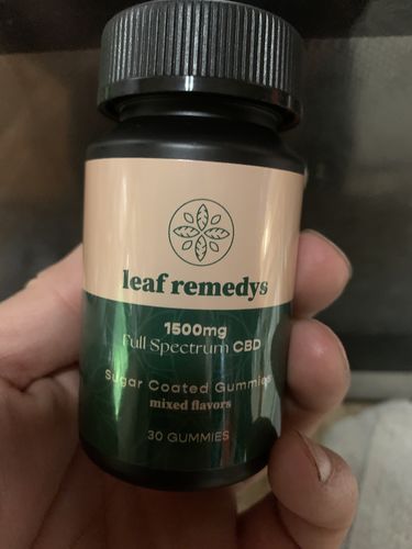 Customer photo review of 1500mg CBD Gummies mixed flavors