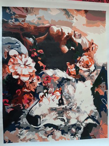 Customer photo review of La mujer - abstraccion