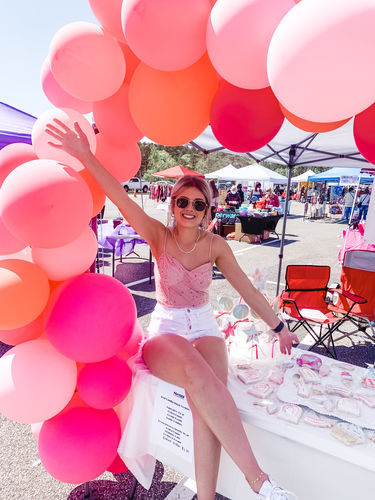 Customer photo review of Barbie World Balloon Garland Kit