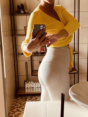 Customer photo review of Leggings Push-Up Anti-Cellulite | NOIR