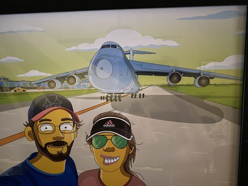 Customer photo review of Cartoon Portrait