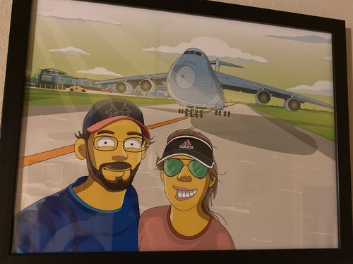Customer photo review of Custom Cartoon POSTERS!