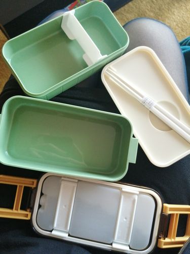 Customer photo review of Boîte à Bento Keep Cool à deux niveaux | Totoro
