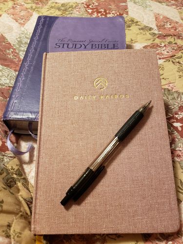 Customer photo review of Daily Kairos Prayer Journal