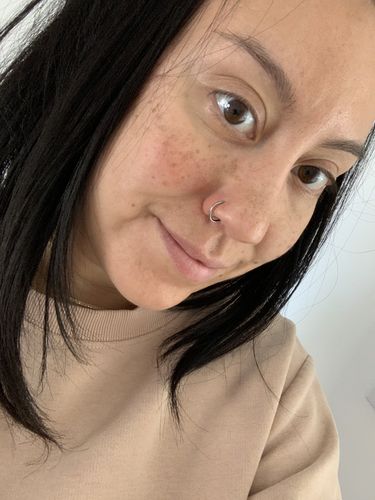 Customer photo review of Gradual Face Tan