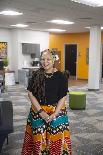 Customer photo review of Tribal Wide Legged Pants