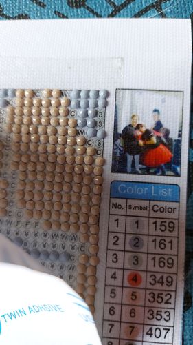 Customer photo review of Pintura de diamante personalizado