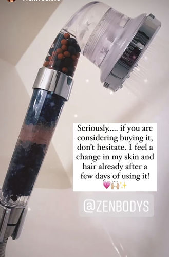 Customer photo review of The Best Eco-Friendly Shower Head