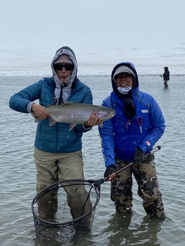 Customer photo review of Bassdash Waterproof Breathable Camo Chest Fishing Hunting Waders