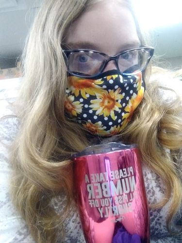 Customer photo review of Please Take A Number Laser Etched Tumbler