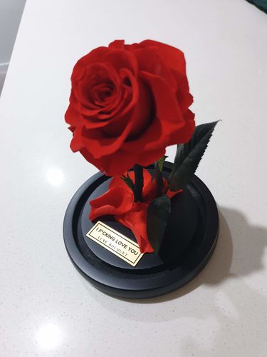 Customer photo review of I F*cking Love You Plaque (+$30)