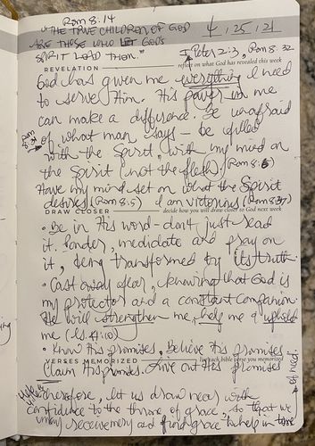 Customer photo review of Daily Kairos Prayer Journal