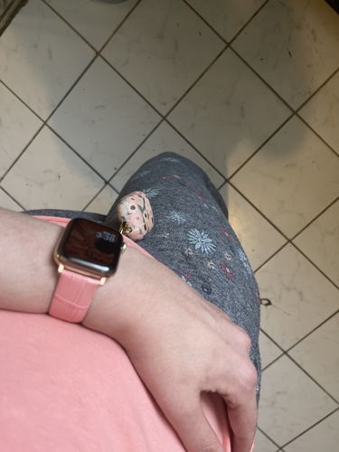 Customer photo review of Bubblegum Pink Band for the Apple Watch