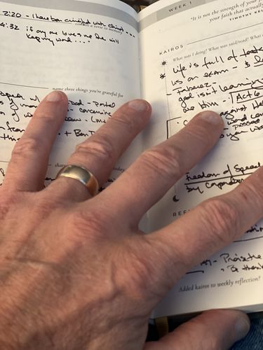 Customer photo review of Daily Kairos Prayer Journal