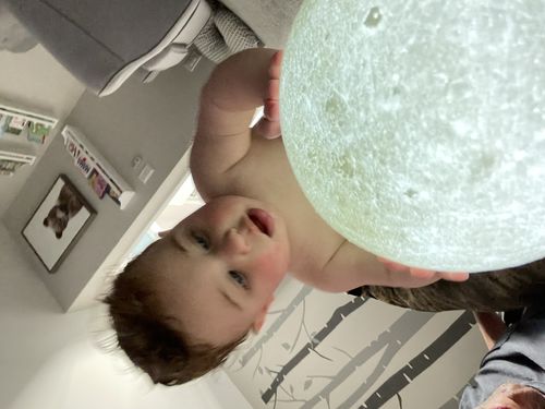 Customer photo review of The Original Moon Lamp™