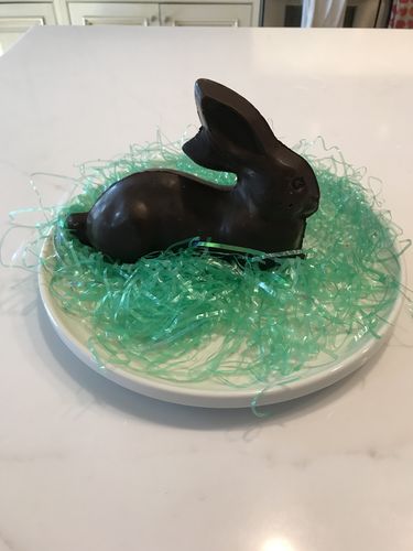 Customer photo review of Easter Bunny, small - Bestseller