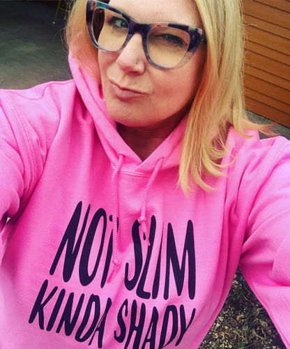 Customer photo review of Not Slim Kinda Shady Winter Apparel