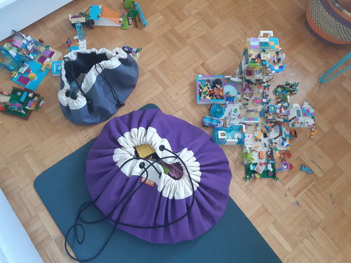 Customer photo review of Mini Toy Bag - Seattle Gray