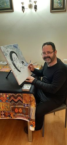 Customer photo review of Pintar por numeros personalizado