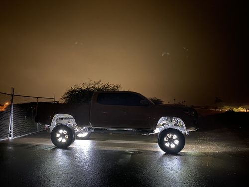 Customer photo review of Premium RGB+W Wheel Lights