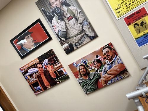 Customer photo review of The Big Lebowski 8 Year Old's Canvas Sets