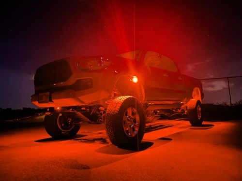 Customer photo review of Premium RGB+W Rock Lights 4-24 Piece Kits