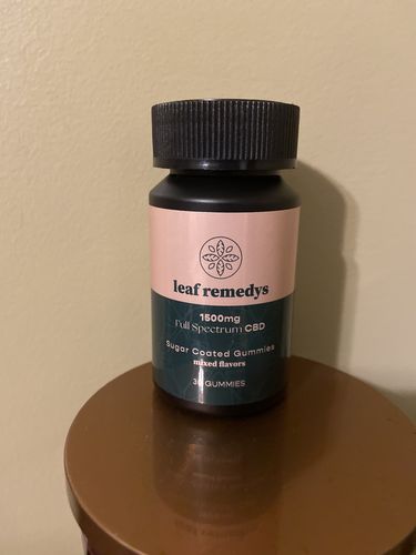 Customer photo review of 1500mg CBD Gummies mixed flavors
