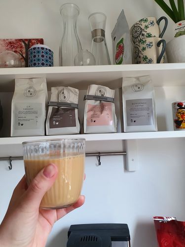 Customer photo review of Smakbox HJÄRNGÄNGET - malet (vårt kaffe är paketerat i 250grams påsar)