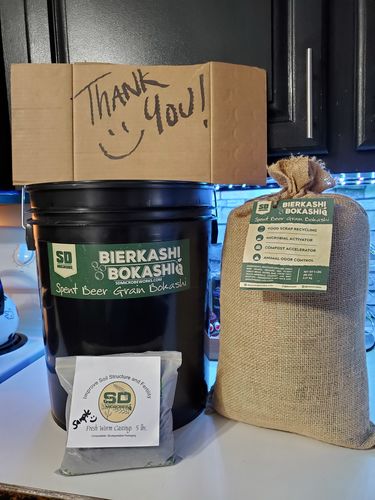 Customer photo review of BierKashi Composting System (with BierKashi Bokashi)