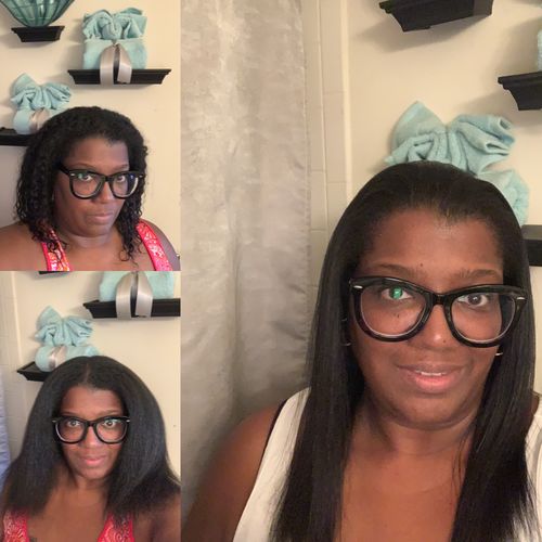 Customer photo review of Premium Infrared Flat Iron