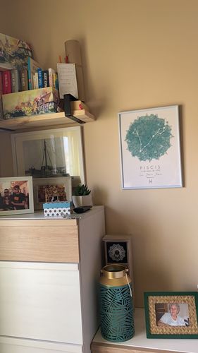 Customer photo review of Marco de madera magnetizados