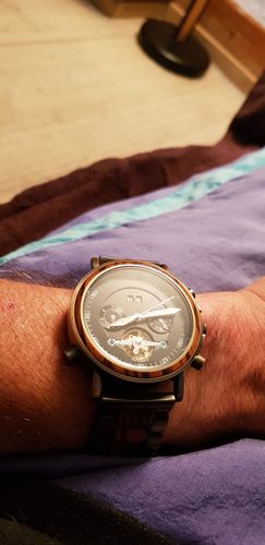 Customer photo review of Wood o'clock - Bergland
