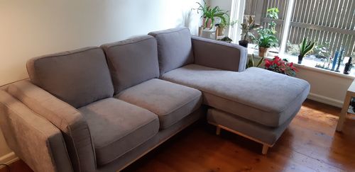 Customer photo review of Hugo | 4 Seater Chaise Sofa