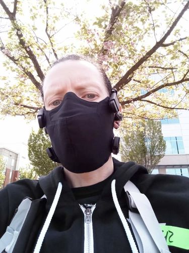 Customer photo review of Hex Mask