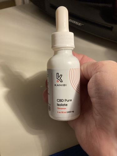 Customer photo review of Isolate CBD Oil Tincture