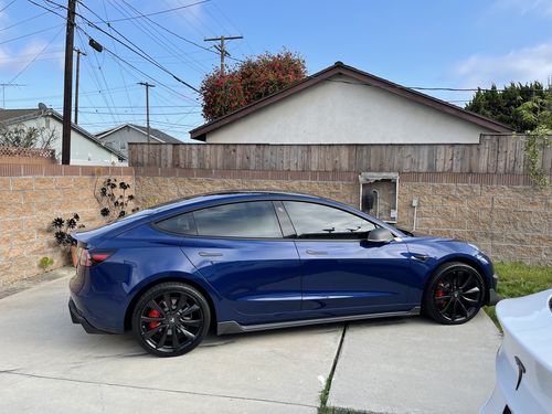 Customer photo review of Chrome Delete Blackout Kit ABS for Tesla Model 3