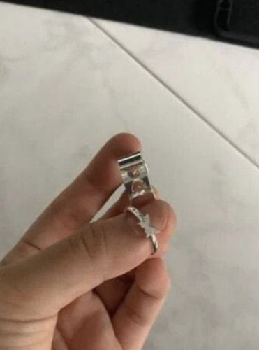 Customer photo review of Butterfly Ring Set