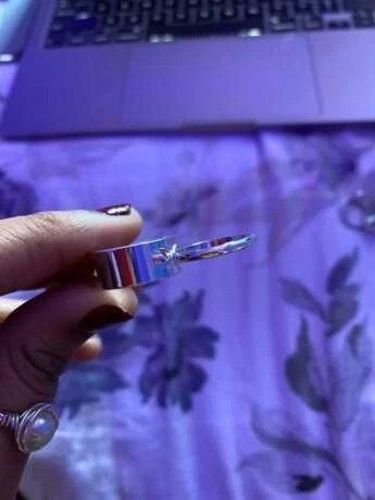 Customer photo review of Butterfly Ring Set