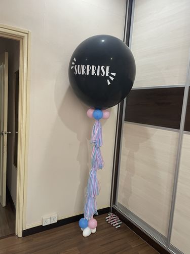 Customer photo review of Gender Reveal Balloon