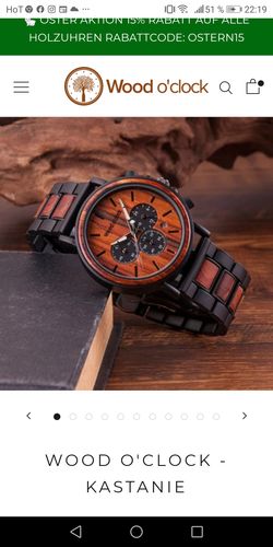 Customer photo review of Wood o'clock - Kastanie