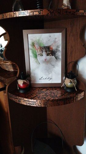 Customer photo review of Wasserfarben Pawtrait