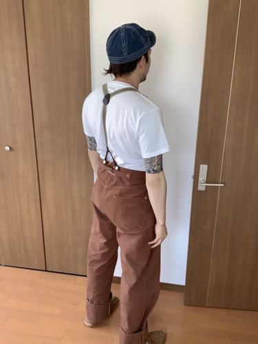 Customer photo review of Lot 873 Duck Canvas 1st Copper Riveted Work Pants