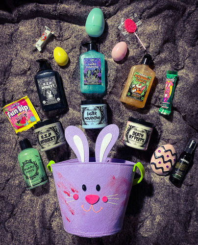 Customer photo review of Murder Mystery Easter Basket