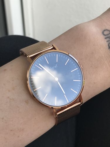 Customer photo review of World Edition Rosé Gold Black