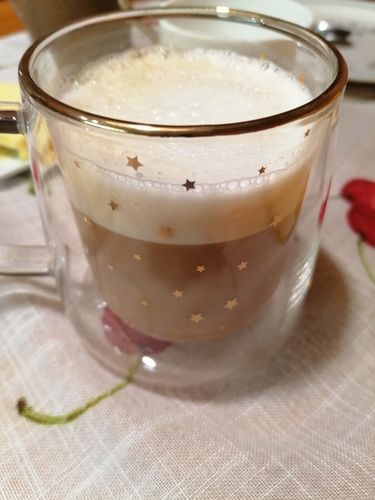 Customer photo review of Espumador de leche pressca